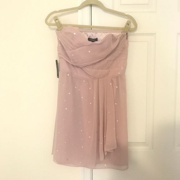 Express Dresses & Skirts - 💓 EXPRESS Strapless Chiffon Wrap Dress